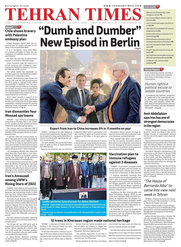 توهین بی سابقه یک روزنامه به علی کریمی و رئیس جمهور آلمان در صفحه یک خود + عکس 2