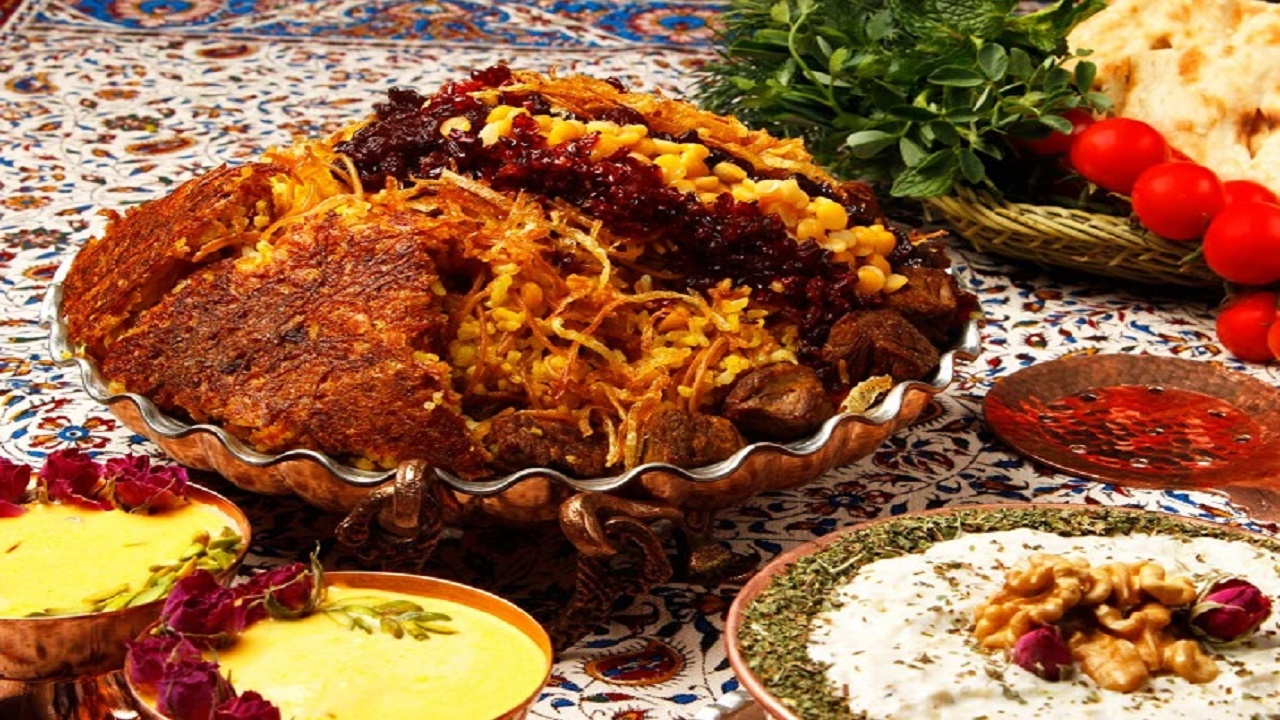 طرز تهیه پلو شاه عباسی غذای سنتی و خوش عطر 2