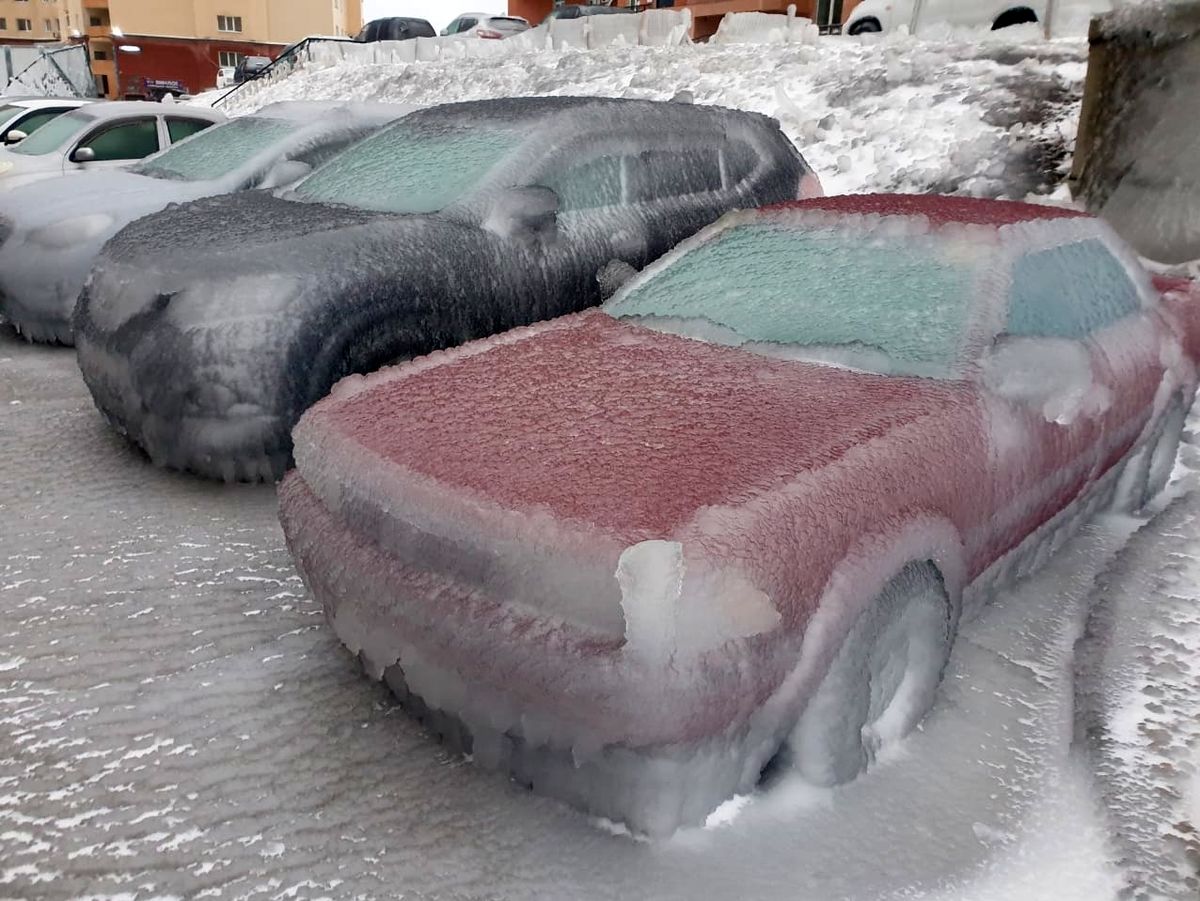 ببنیید | دمای هوا در روسیه به منفی 60 درجه رسید!