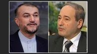گفت و گوی تلفنی وزرای خارجه ایران و سوریه