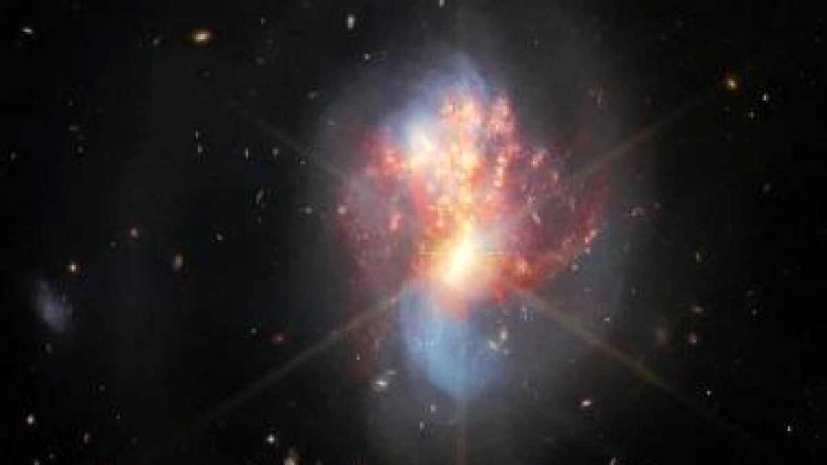 جدیدترین تصویر جیمز وب؛ برخورد دو کهکشان