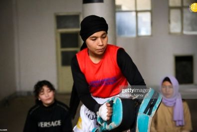 هنر رزمی ووشو دختران افغان