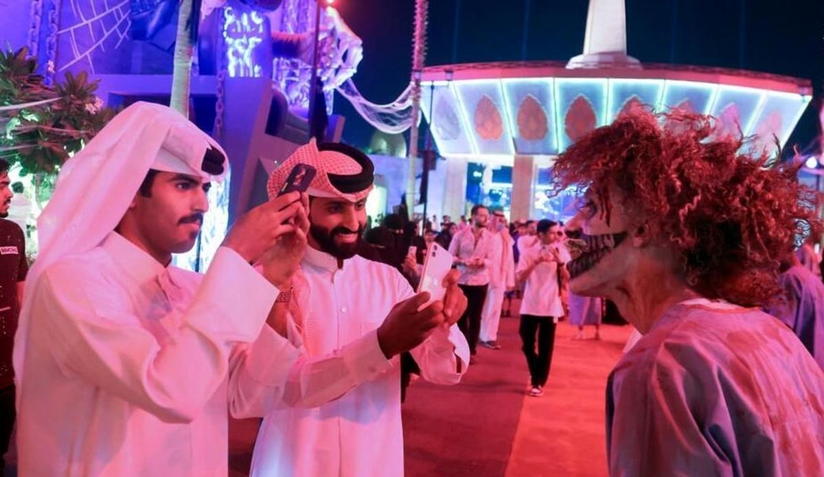 سعودی ها هالووین را جشن گرفتند + فیلم