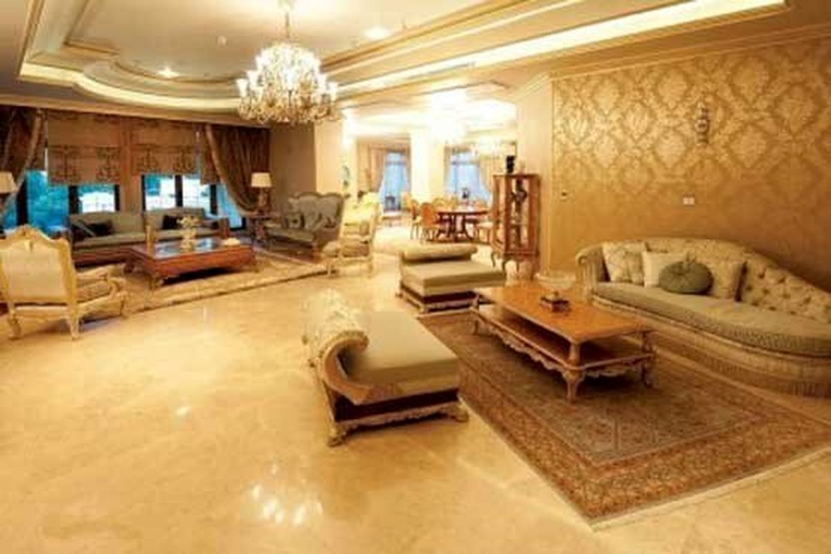 خانه لوکس یک میلیاردر هندی در دبی با چندین تن طلا! + فیلم